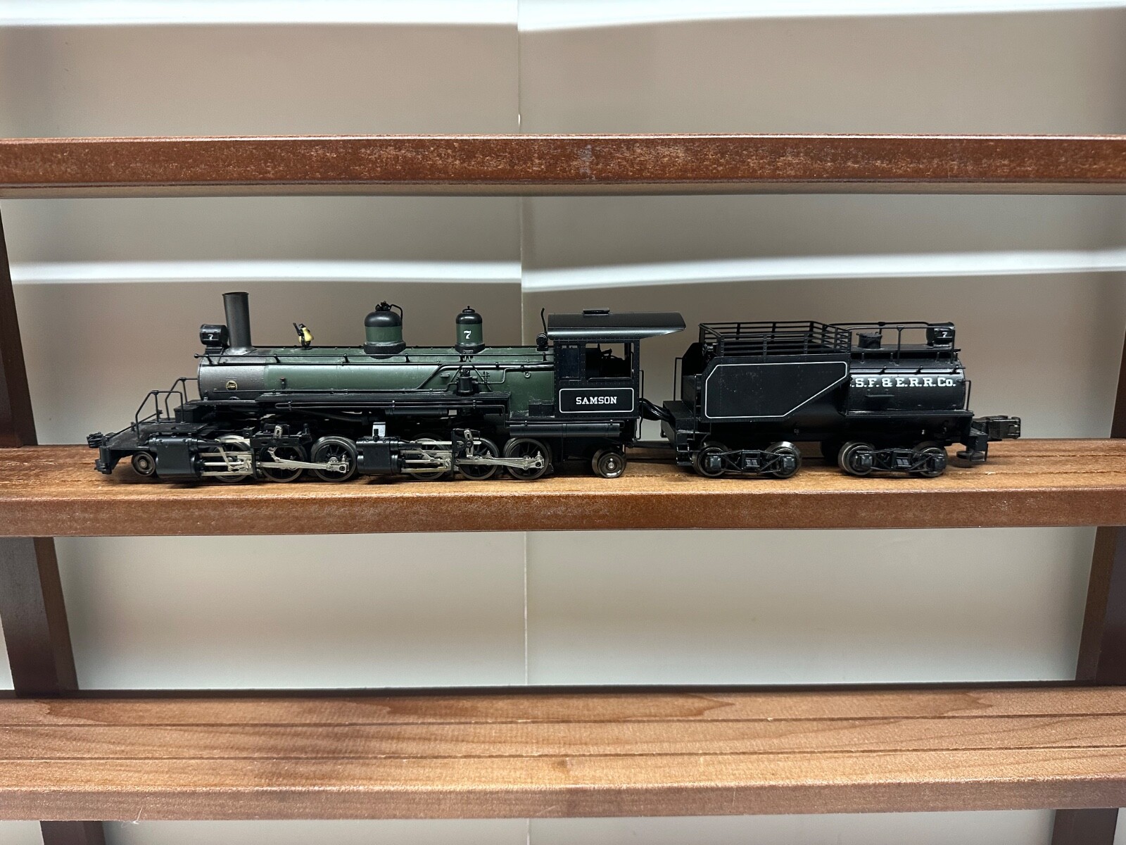 3RD Rail CSF & ERR Samson 2-6-6-2 Steam Engine w/ Tender 3 Rail O Gauge Used