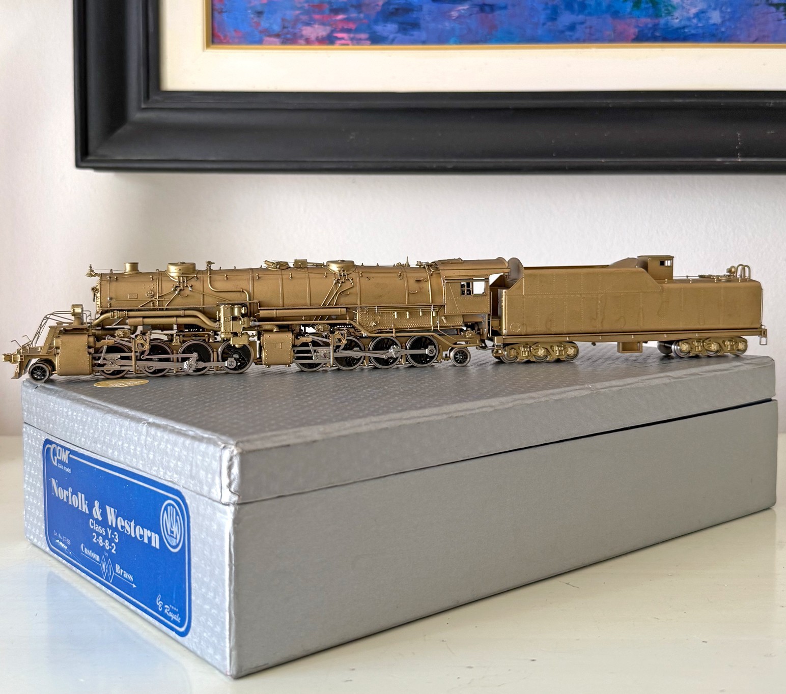 CUSTOM BRASS GOM JAPAN Norfolk & Western N&W Class Y-3 2-8-8-2 Limited Edition