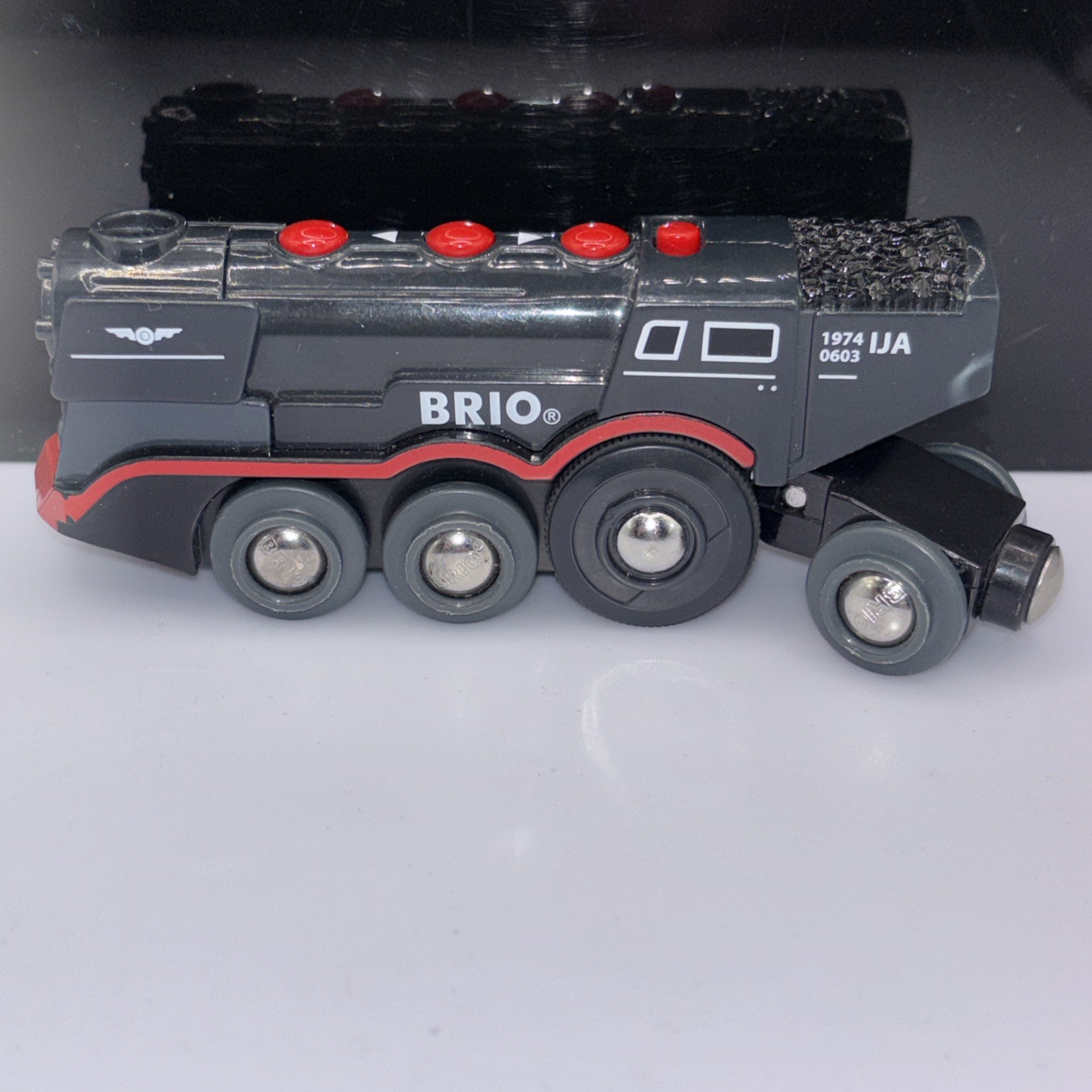 Rare Brio World 33216 Great Steam Engine Battery Train. Never Sold In USA. Works
