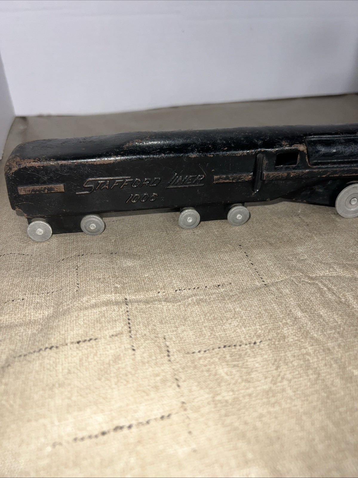 Vintage 1940’s Stafford Lines #1006 Steel Locomotive Black