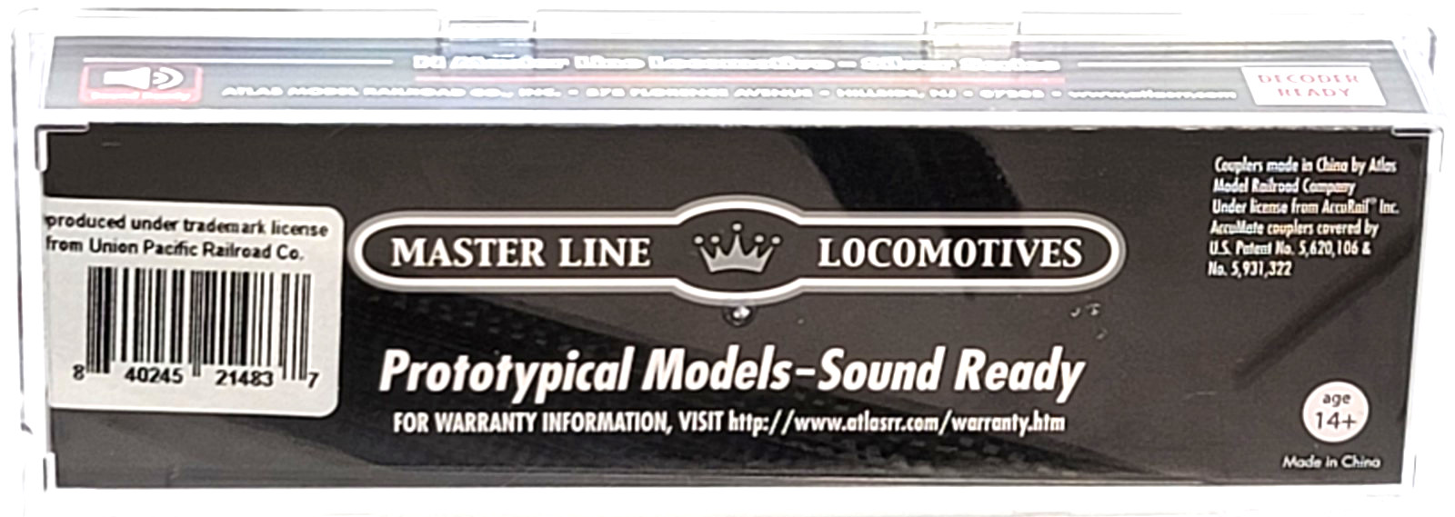 N ATLAS 40 005 393 FM Trainmaster H-24-66 SP #4804 DCC & sound ready NIB
