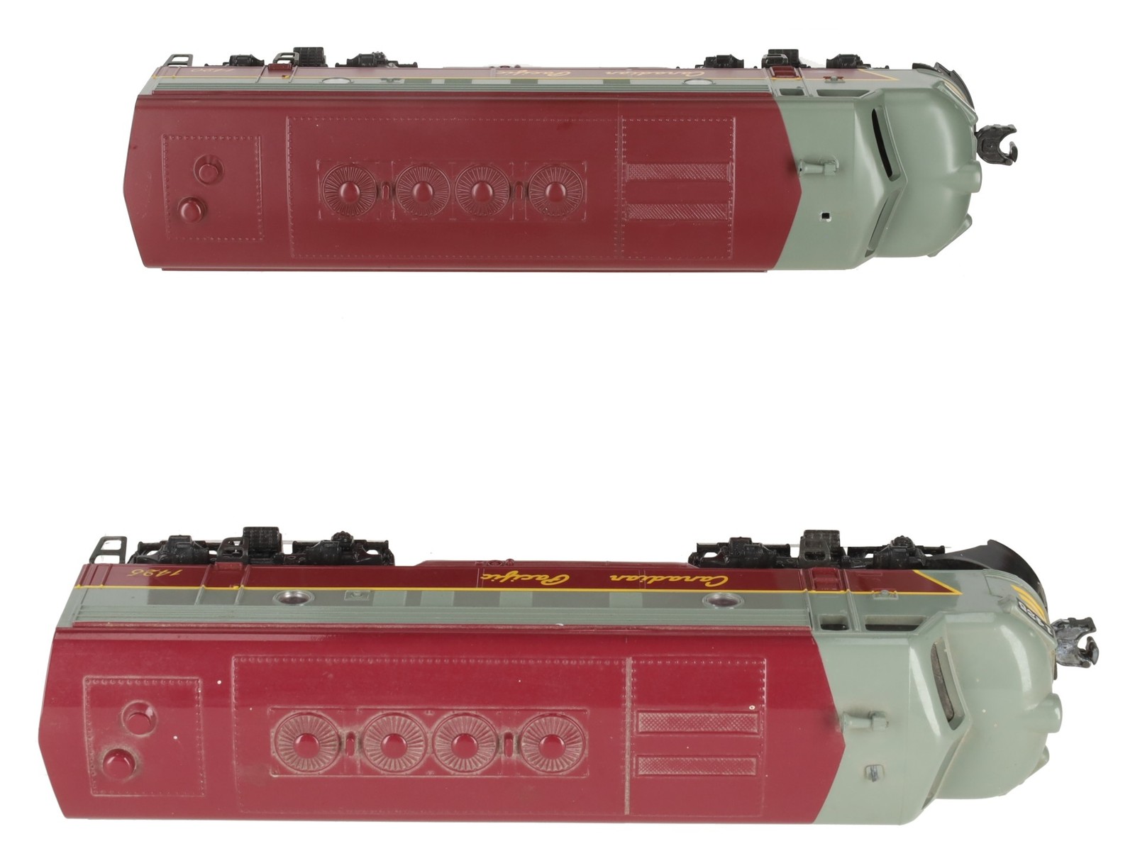 Williams O Scale Canadian Pacific F7 AA Dummy Diesel Engines #1420/1425 EX