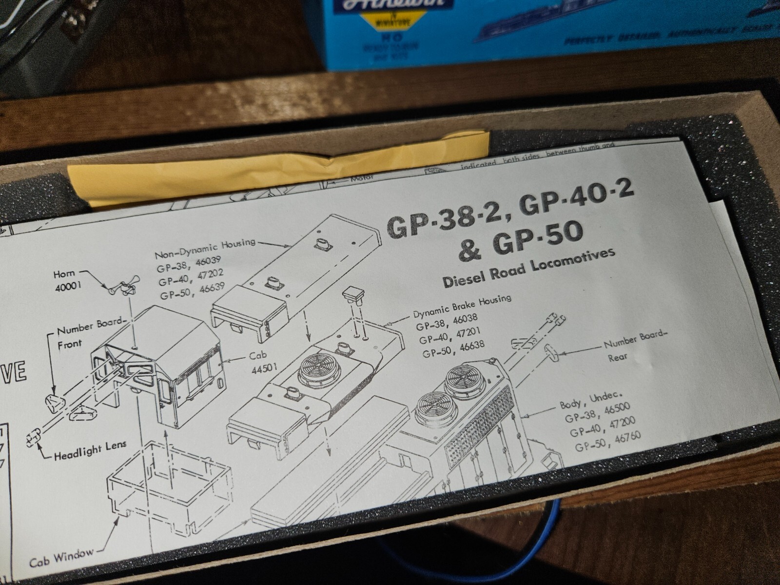 ATHEARN, GP-38 SOOLINE DIESEL ENGINE POWERED NOS