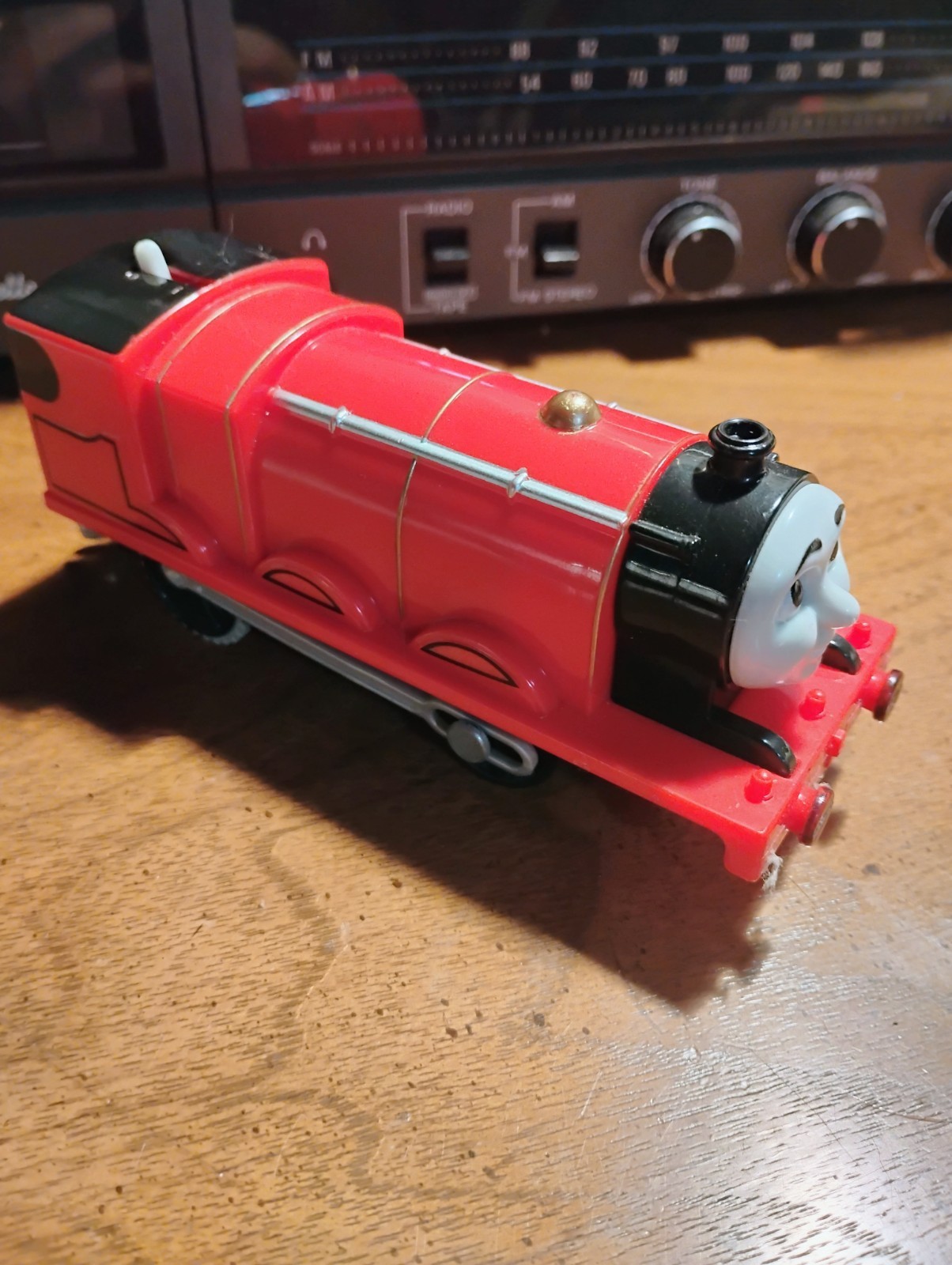 Thomas & Friends James #5 Red/Black Steam Locomotive, Track Master