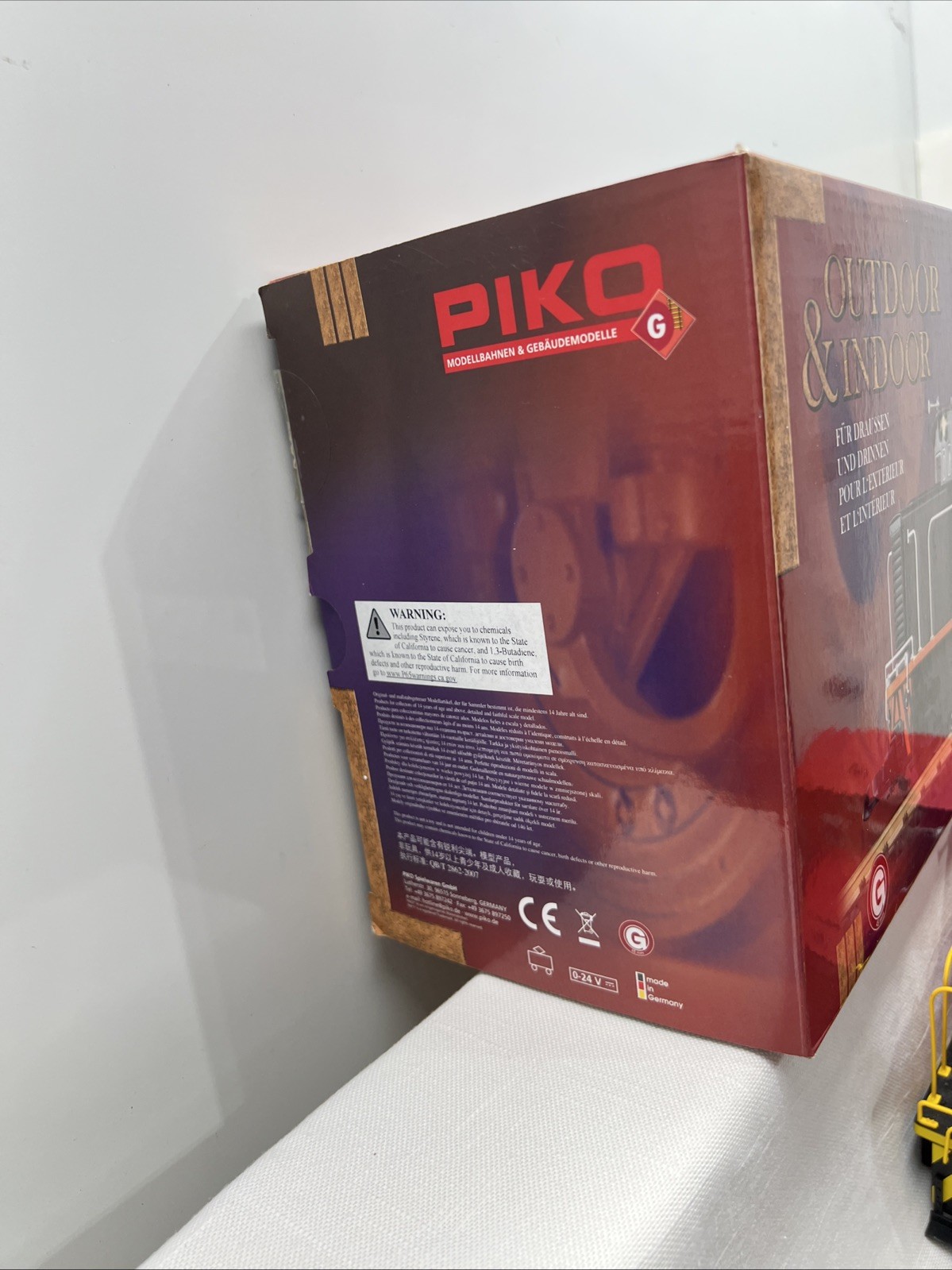 Piko 38506 G Scale Clean Machine R/C Track Cleaner Boxed