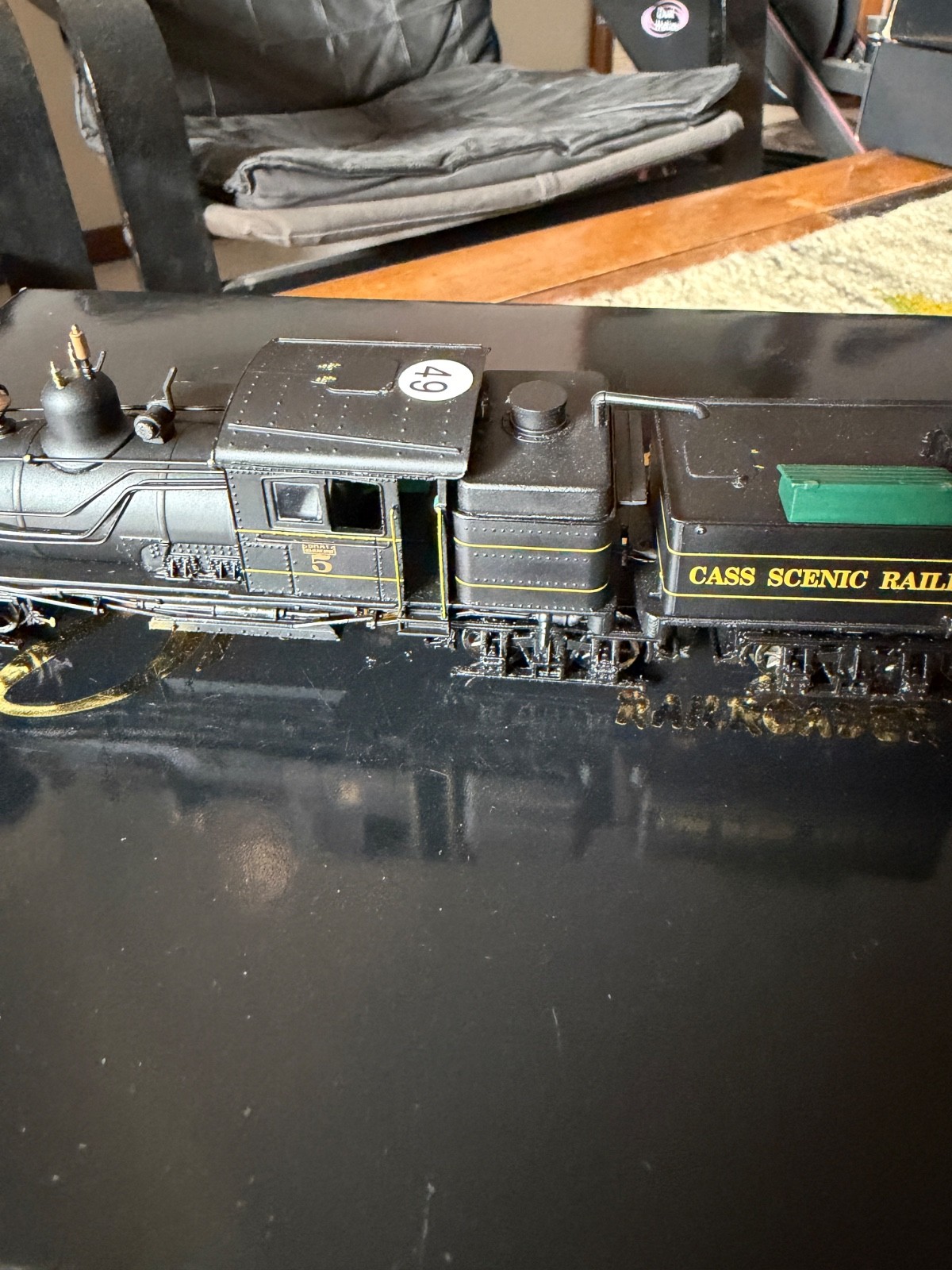 Bachmann Spectrum HO #5 80-Ton 3 Truck Shay DCC/SOUND/CURRENT KEEP/WARR/BOX # 49