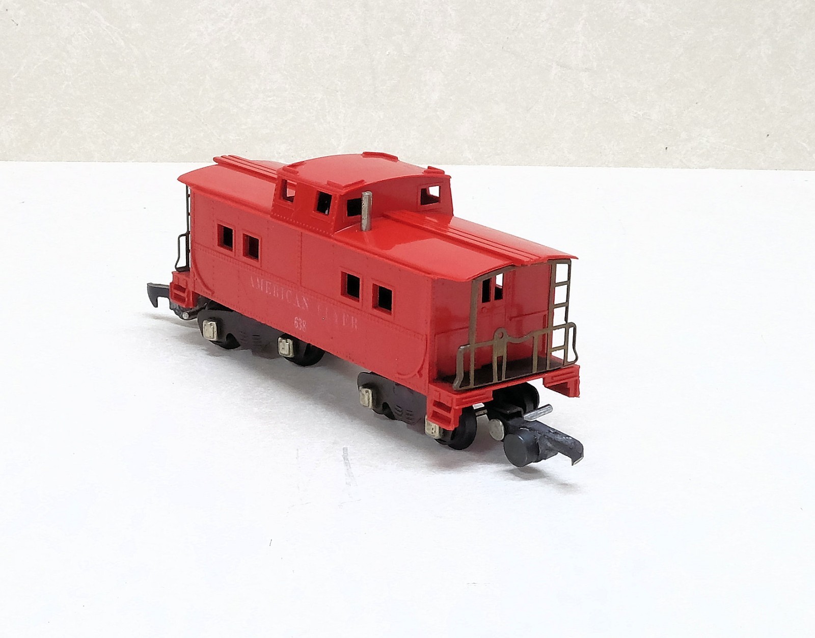 American Flyer 302 Steam Loco + Tender + 638 Caboose, S Gauge, 1940s-1950s