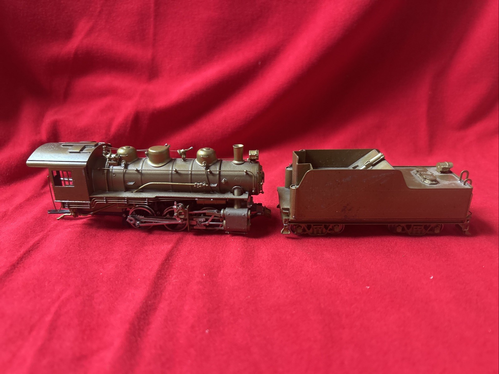 NWSL 54-01 HO BRASS 0-6-0 Steam Locomotive & Tender