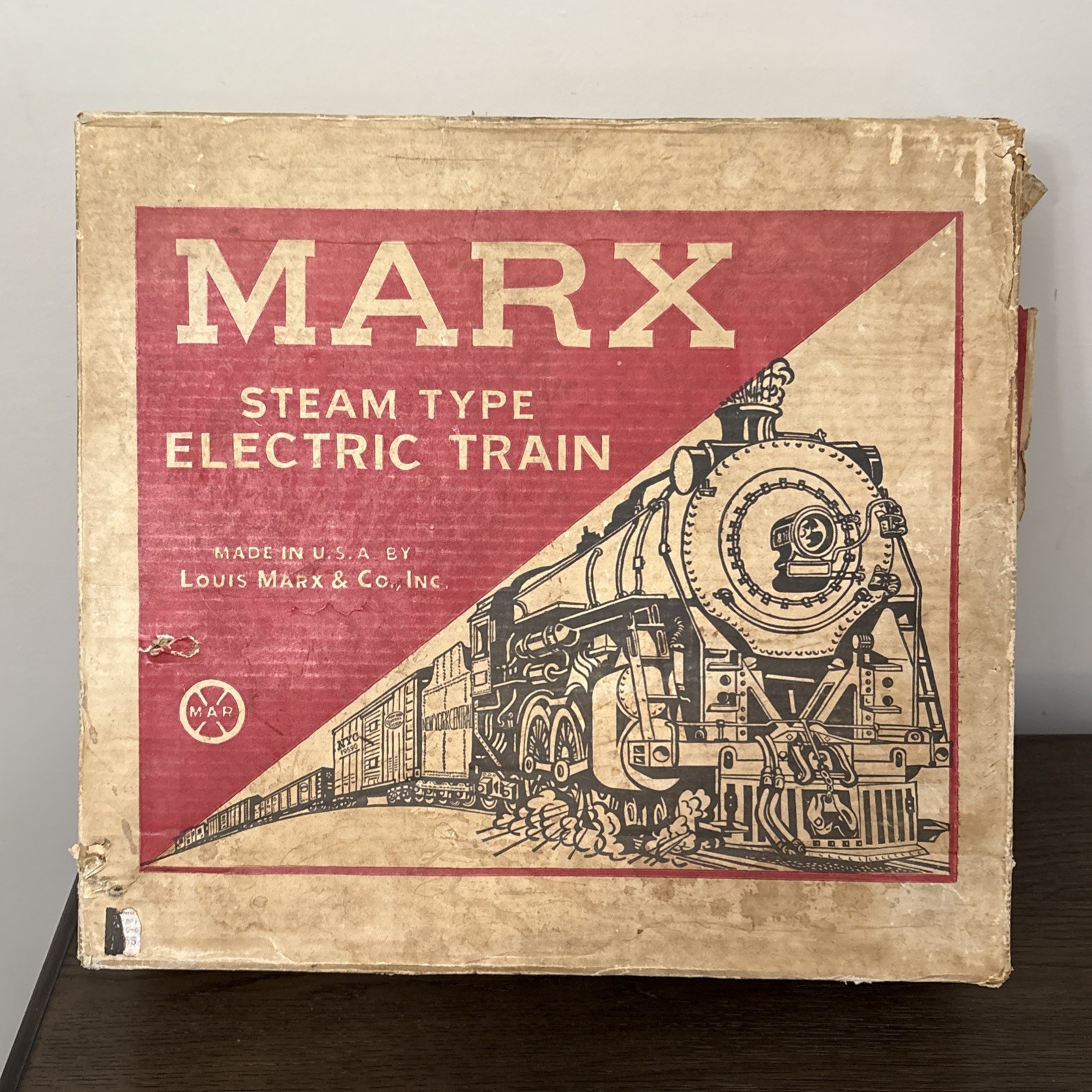 Vintage Marx 666 Steam Train Set Postwar w/box Manuals As Is Untested