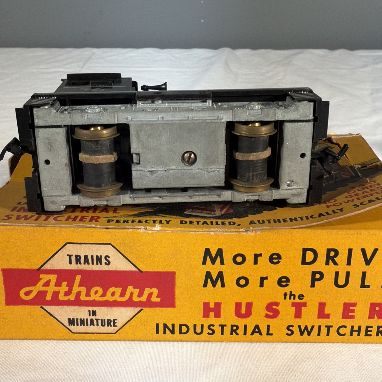 Athearn HO hustler industrial switcher 199-4:95 Cab #56 With Original Box