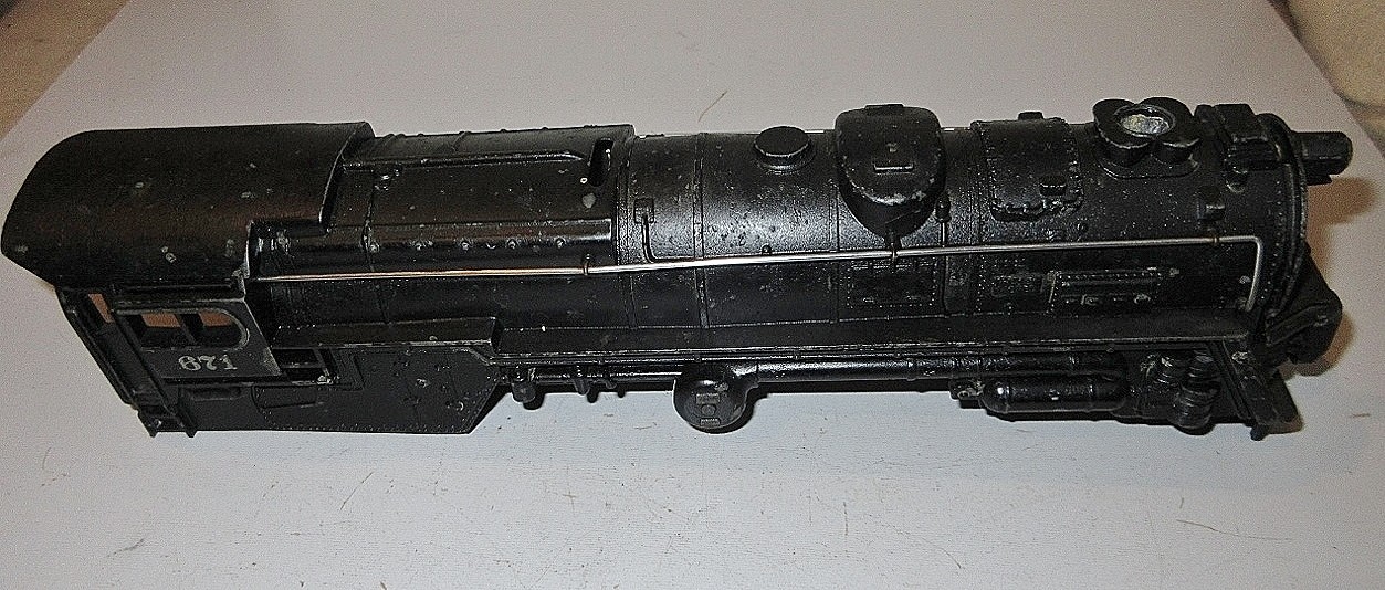 LIONEL #671 TURBINE (1947-1949 MODEL BOILER/BOILERFRONT/& HANDRAILS’