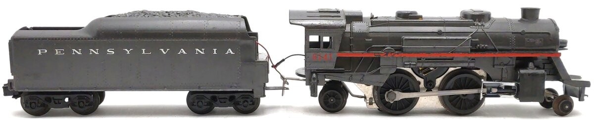 Lionel 6-8141 O Gauge Pennsylvania 2-4-2 Steam Locomotive & Tender #8141