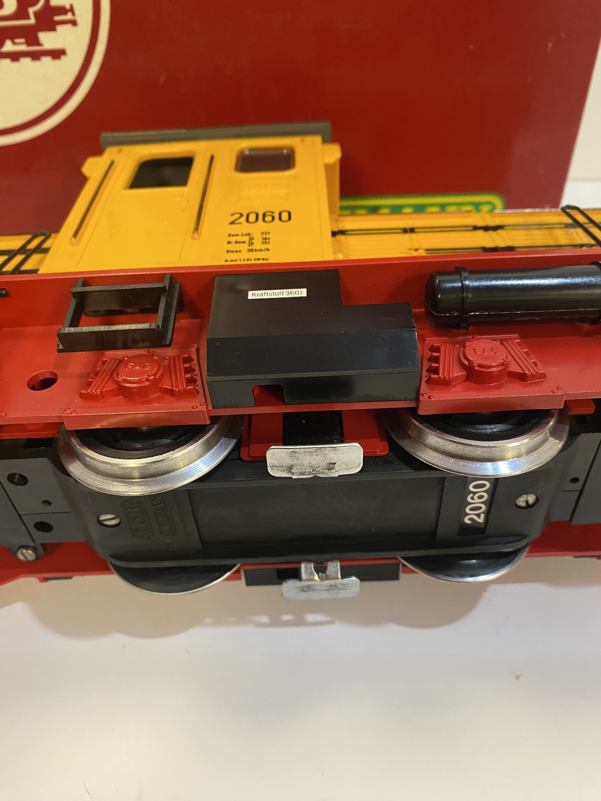 LGB 2060 H – Yellow G-Scale Locomotive – The Big Train Loco In Box – Lehmann
