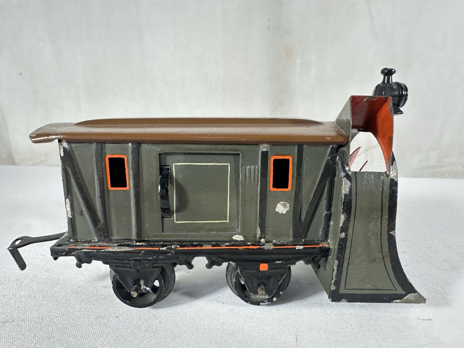 SCARCE Bing Original Prewar O-Gauge Rotary Snowplow!