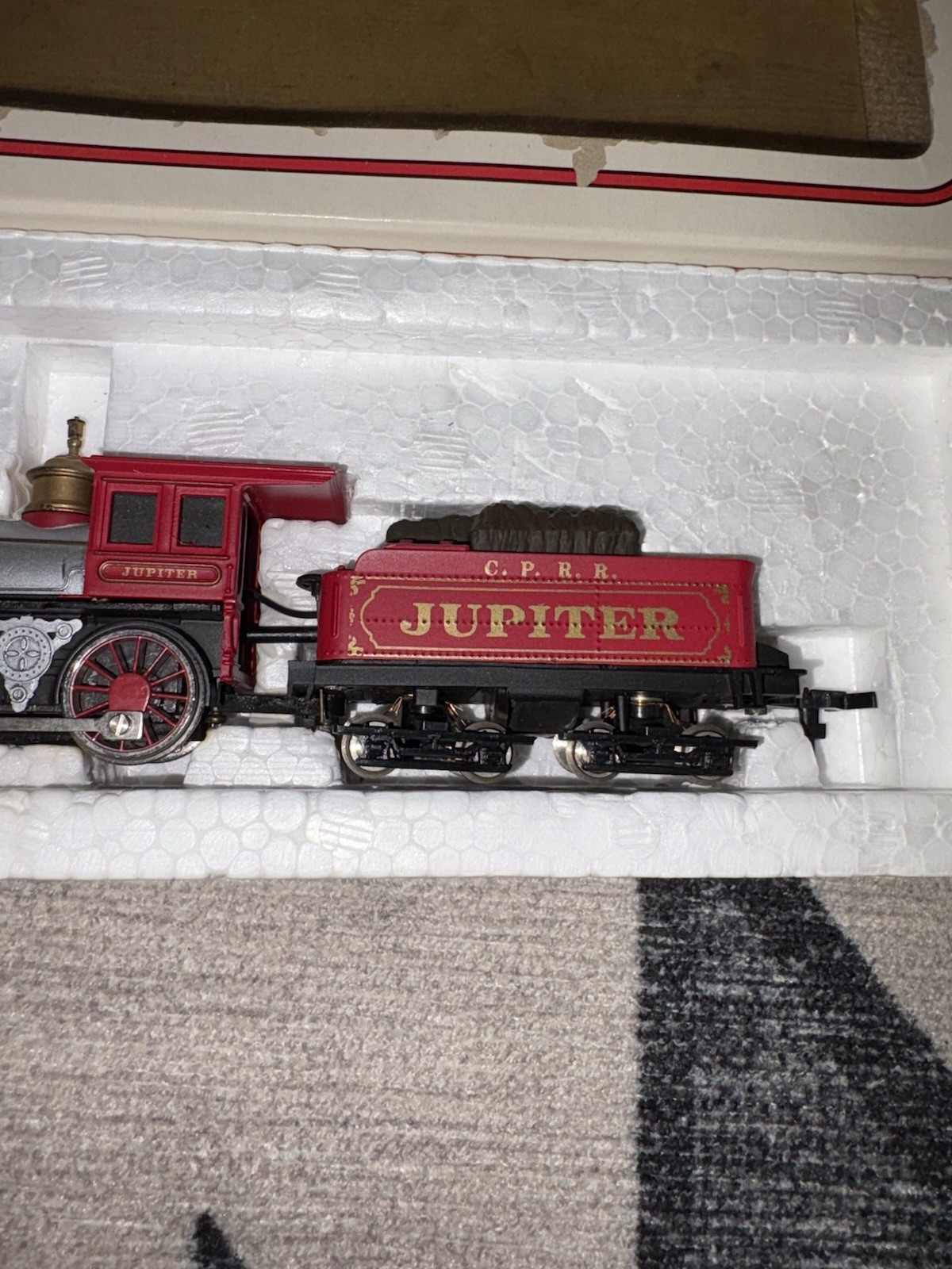HO Bachmann 41-510-24 CPRR Central Pacific 4-4-0 American Steam #60 “Jupiter”