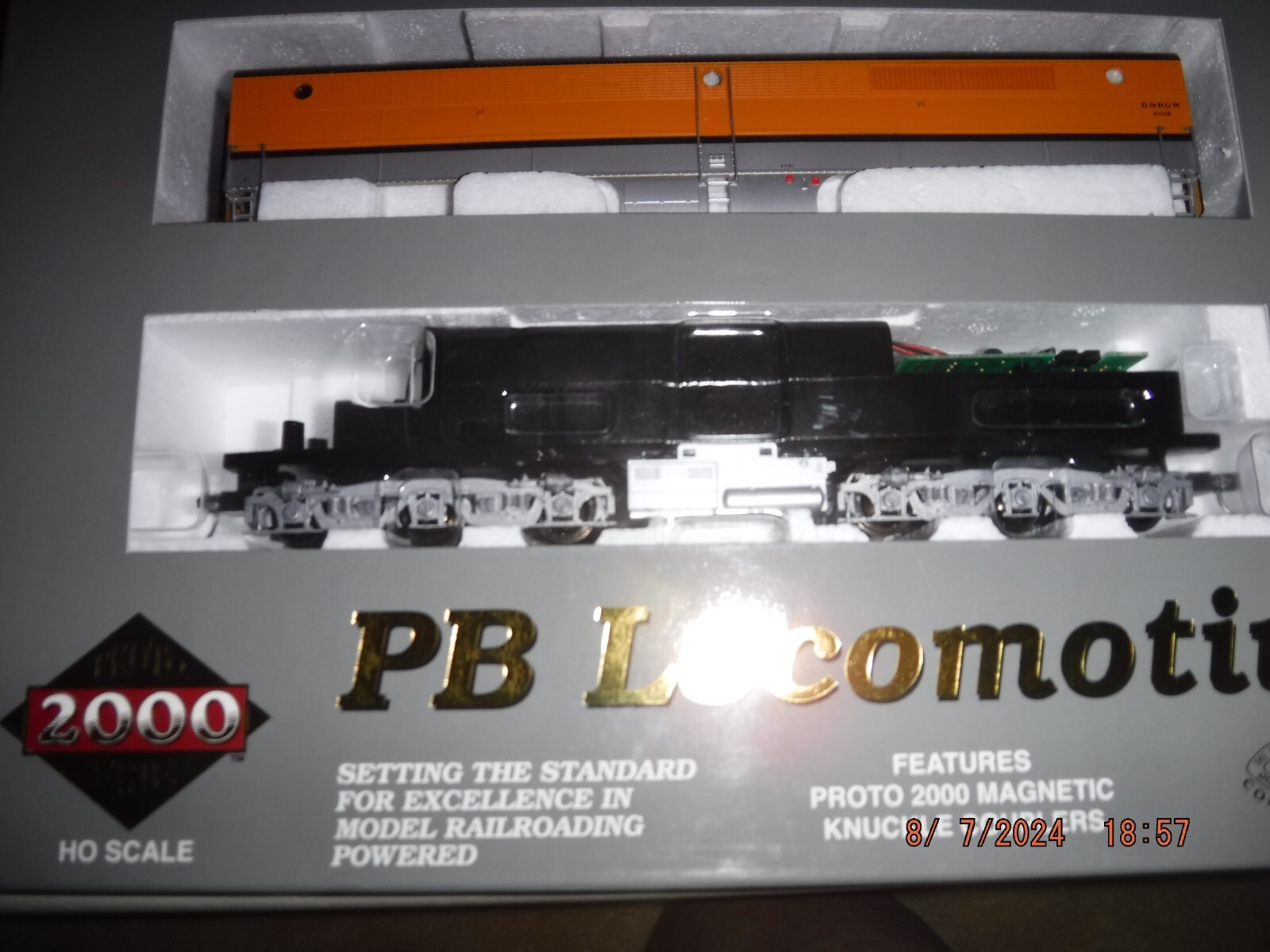 PROTO 2000 LIMITED EDITION HO RIO GRANDE (D&RGW) PA & PB LOCOMOTIVE SET – NEW!