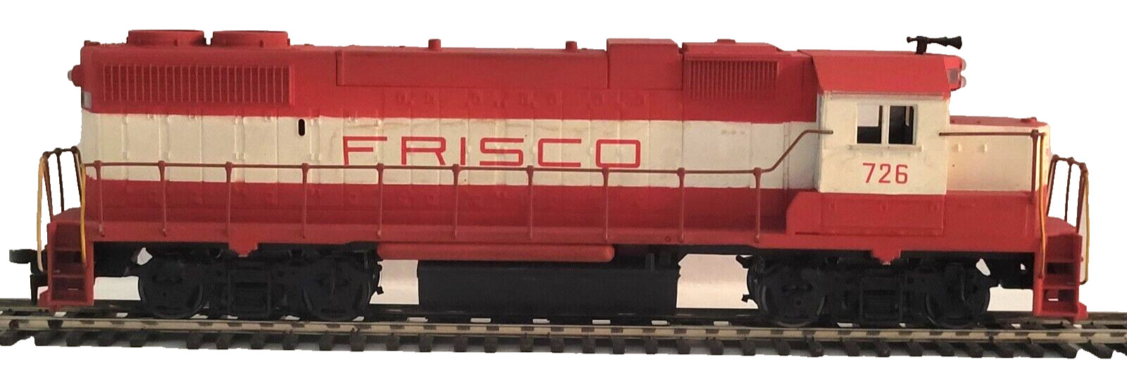 Athearn HO Scale Custom Painted Frisco GP35 #726 DC Powered Used Tested