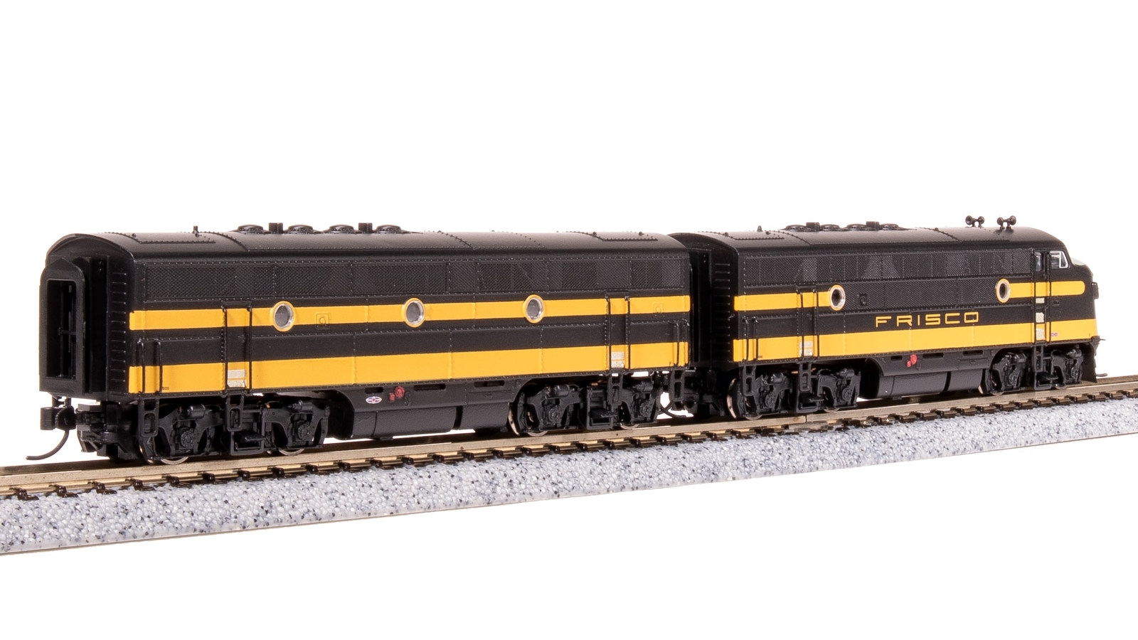 Broadway Limited N EMD F3A+B Frisco SLSF #5000, 5100 DCC/SND LED 7721