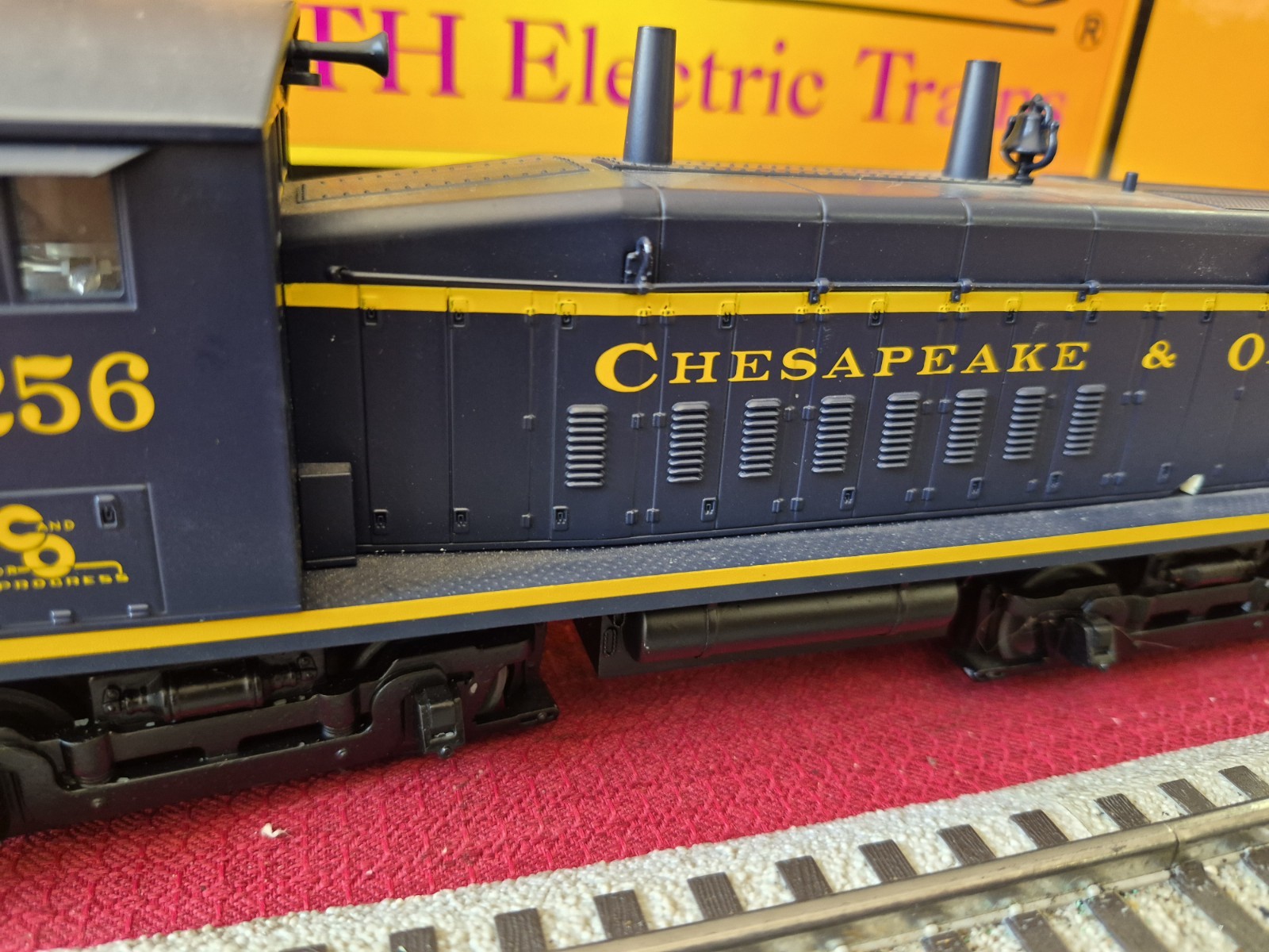 MTH RK #30-2168 B & O SW=9 SWITCHER #5256 DUAL MTRS NOT PROTO VG BX