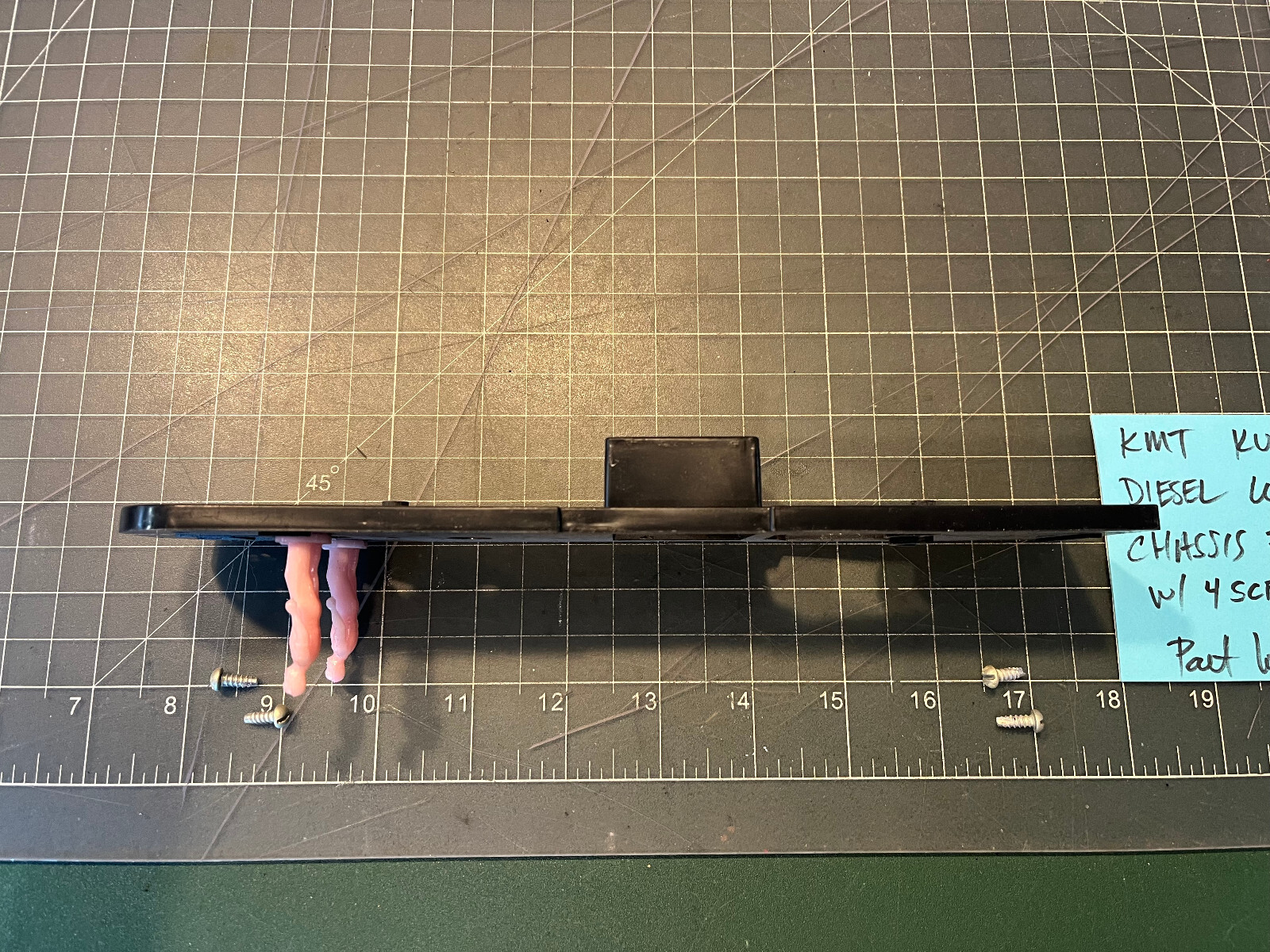 KMT Kusan Auburn Train 2716 Alco Diesel Locomotive CHASSIS FRAME ONLY PART LOT G