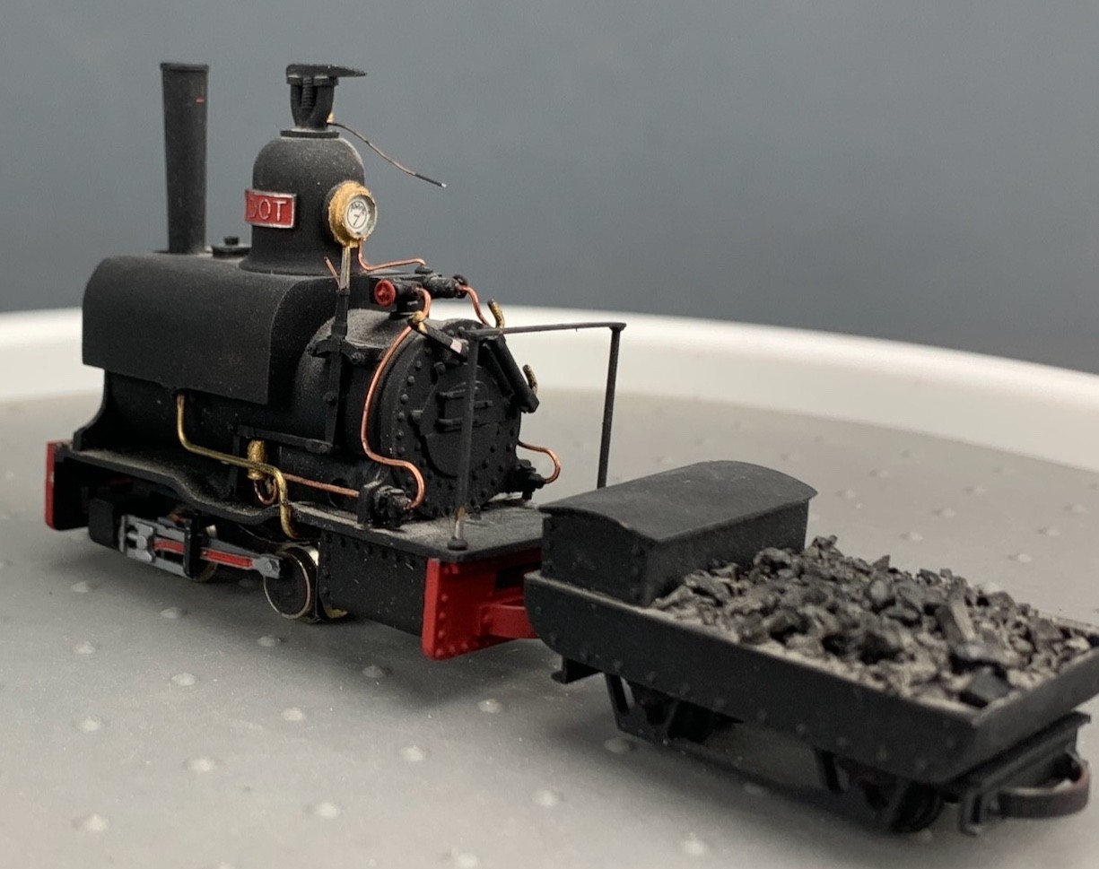 On2 1:43 Scale 0-4-0 “DOT” Beyer, Peacock Steam Locomotive W/Tender O3519