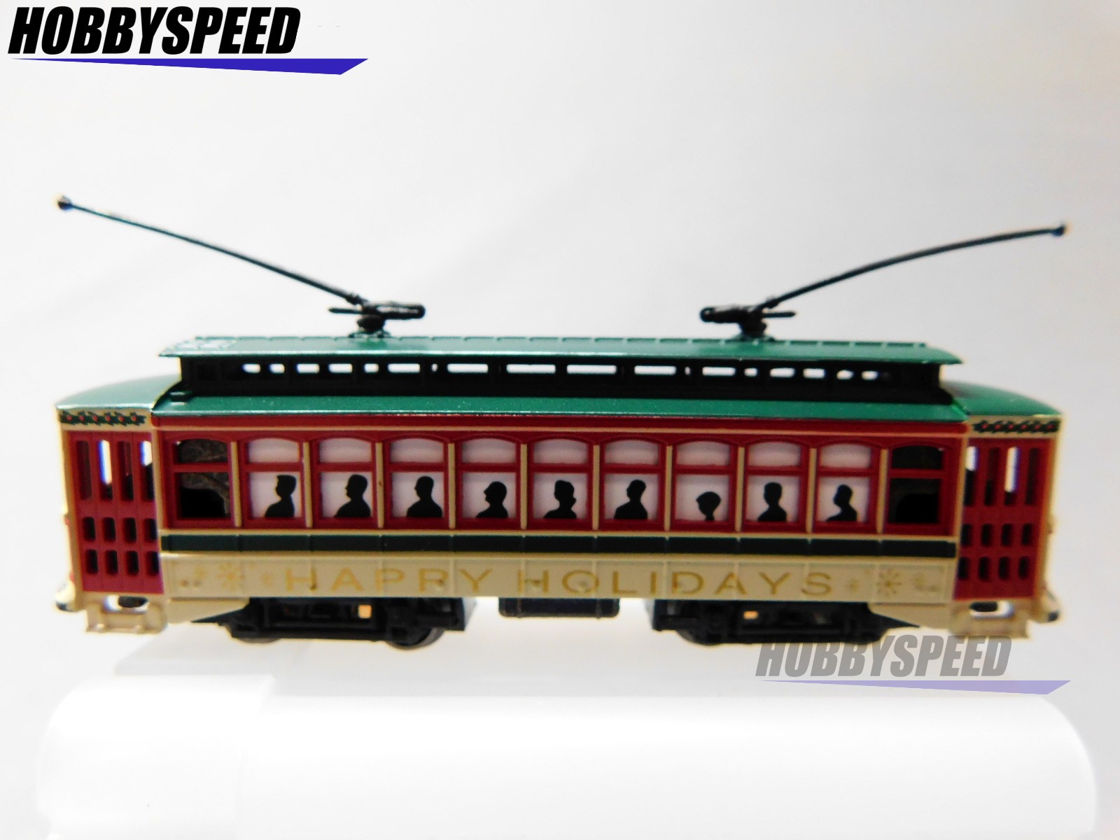 BACHMANN N SCALE CHRISTMAS BRILL TROLLEY N GAUGE railroad street BAC61085 NEW