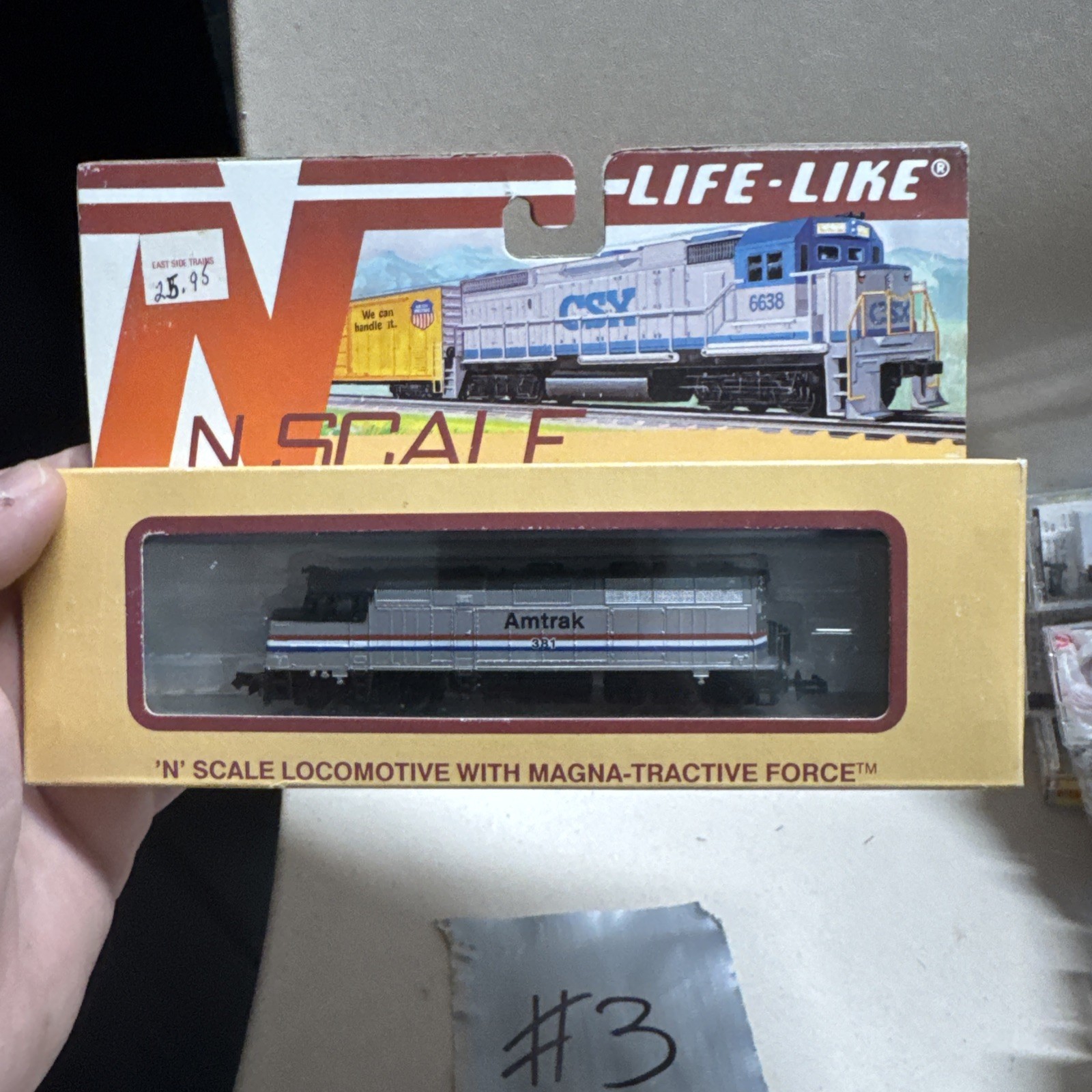 N Scale Amtrak N F40 Locomotive Life Like Trains 7641 Loco AMT All Wheel Drive