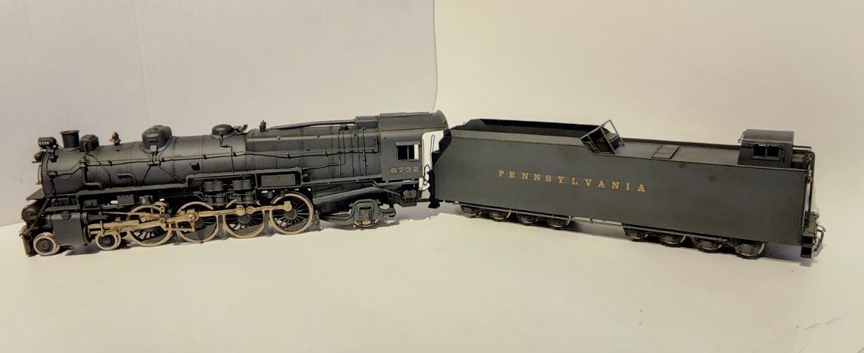 O SCALE 2-RAIL BRASS MODEL USH US HOBBIES KTM PENNSYLVANIA 4-8-2 CLASS M1A #6732