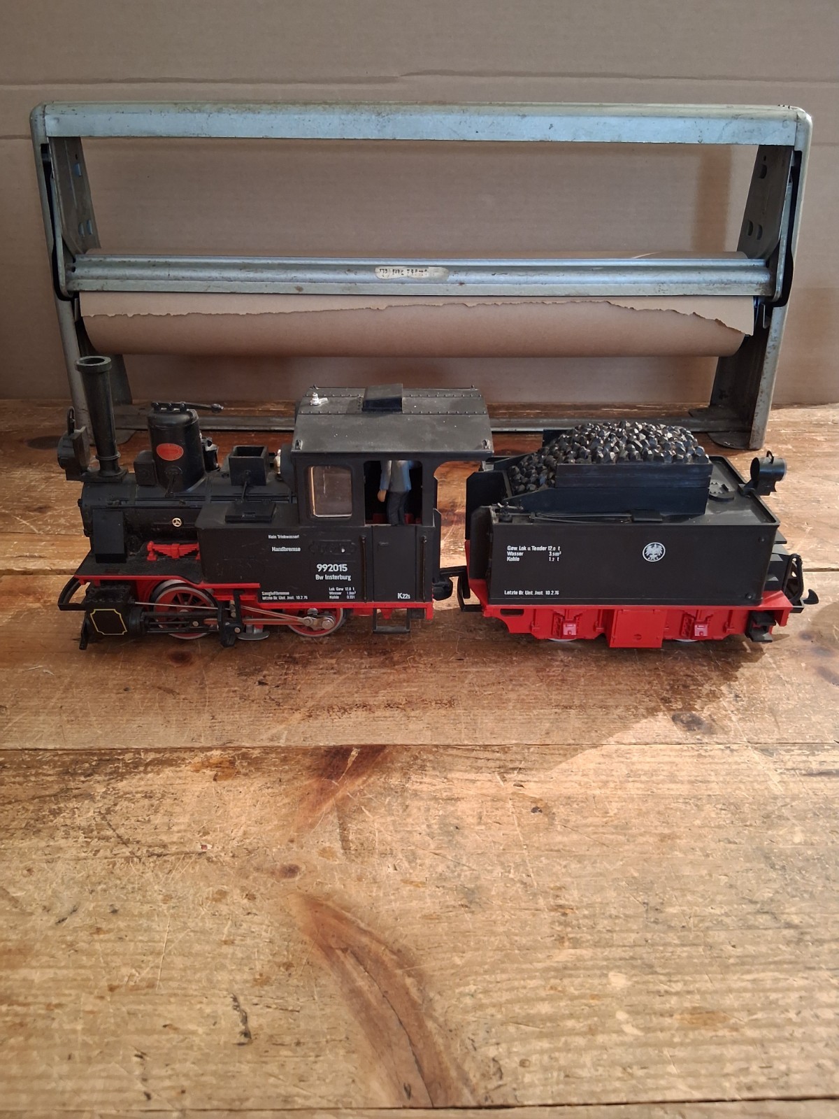 LGB 2015D G Bw Insterburg Steam Locomotive & Tender 992015 Works Video LEHMANN