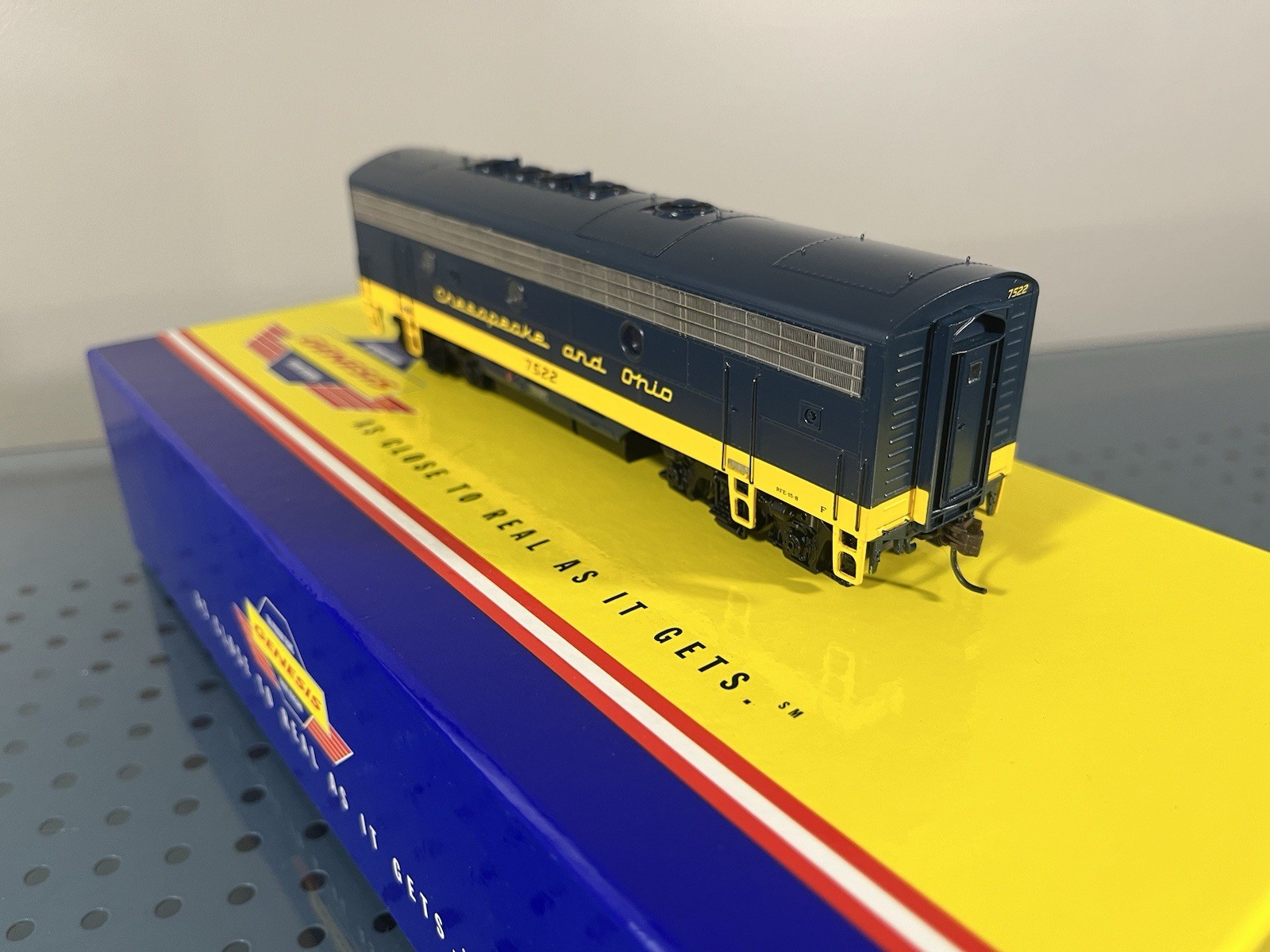 HO Scale Athearn Genesis G1509 C&O Chesapeake & Ohio F7A 7045 F7B 7522 DC