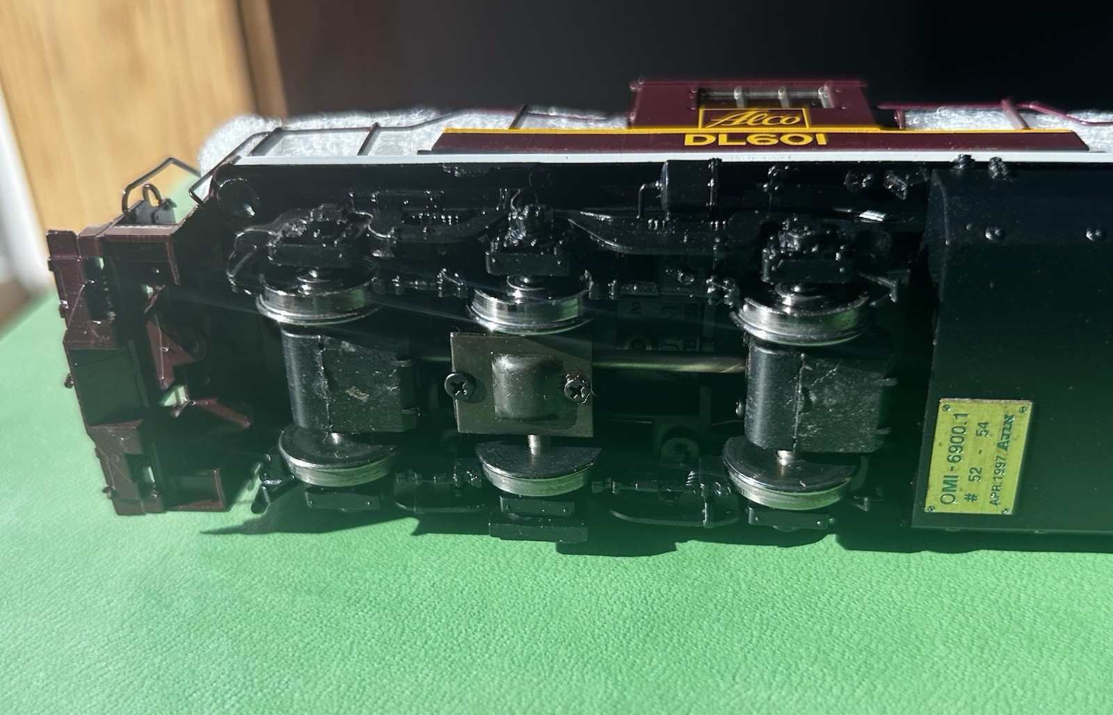 HO Scale Overland Brass Alco RSD7 Demonstrator #DL601 Omi 6900.1
