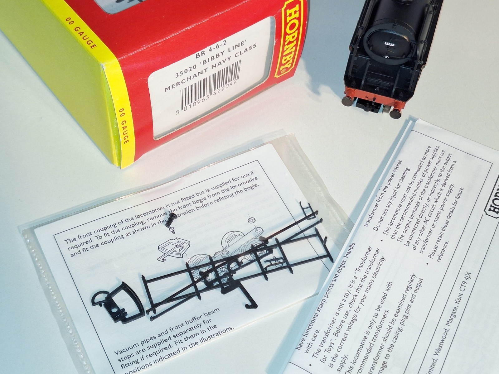 Hornby R2204 BR Bibby Line 35020. New Old Stock. Mint Cond. Boxed. 2 Rail DC. OO