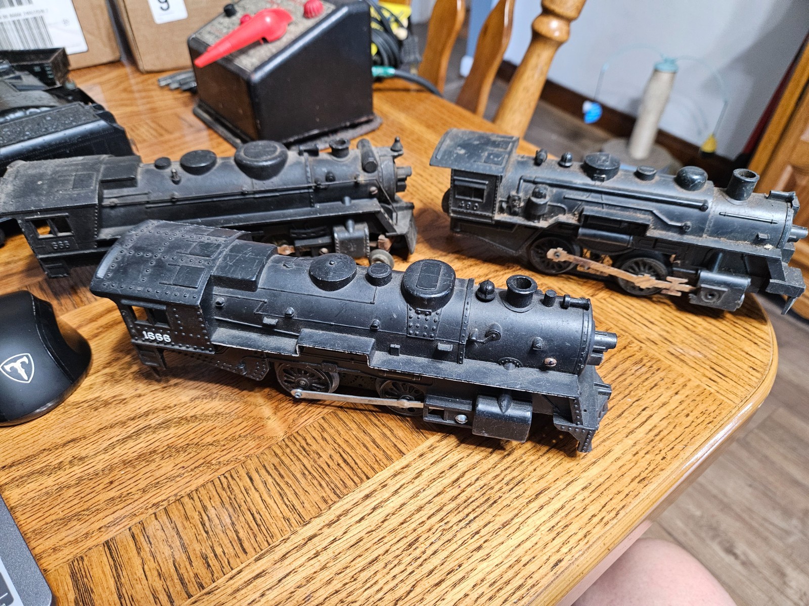 Marx O Gauge 666 & 2 other Locomotives For Parts/ Repair