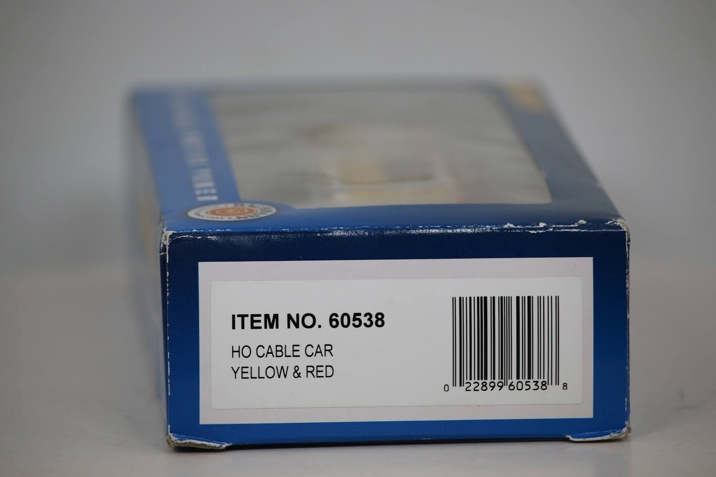 NIB Bachmann HO Yellow & Red – Cable Car with Grip Man 60538 New Trolley