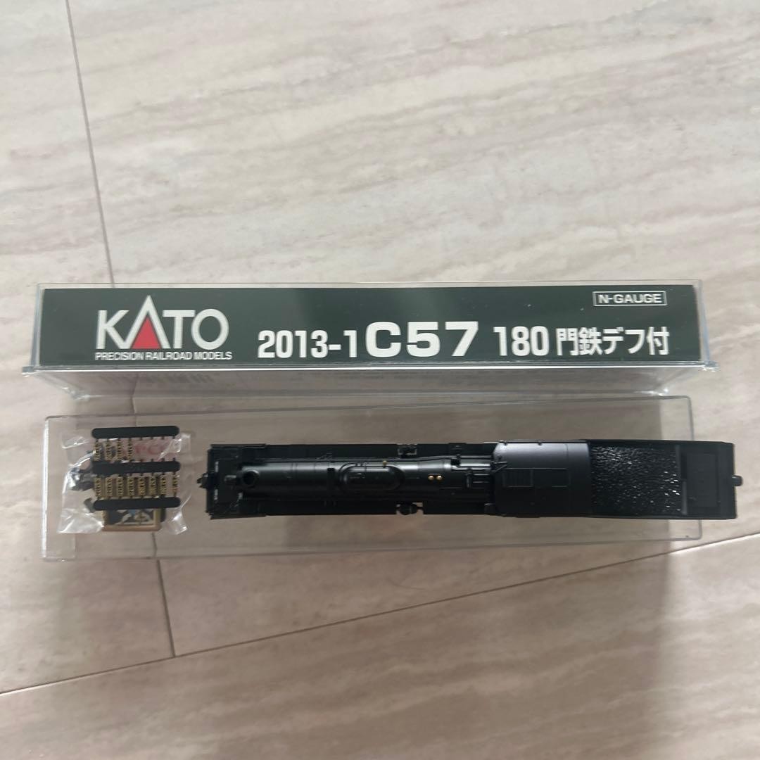 KATO 2013-1 C57 180 Steam Locomotive with Gate Iron Deflector N Gauge