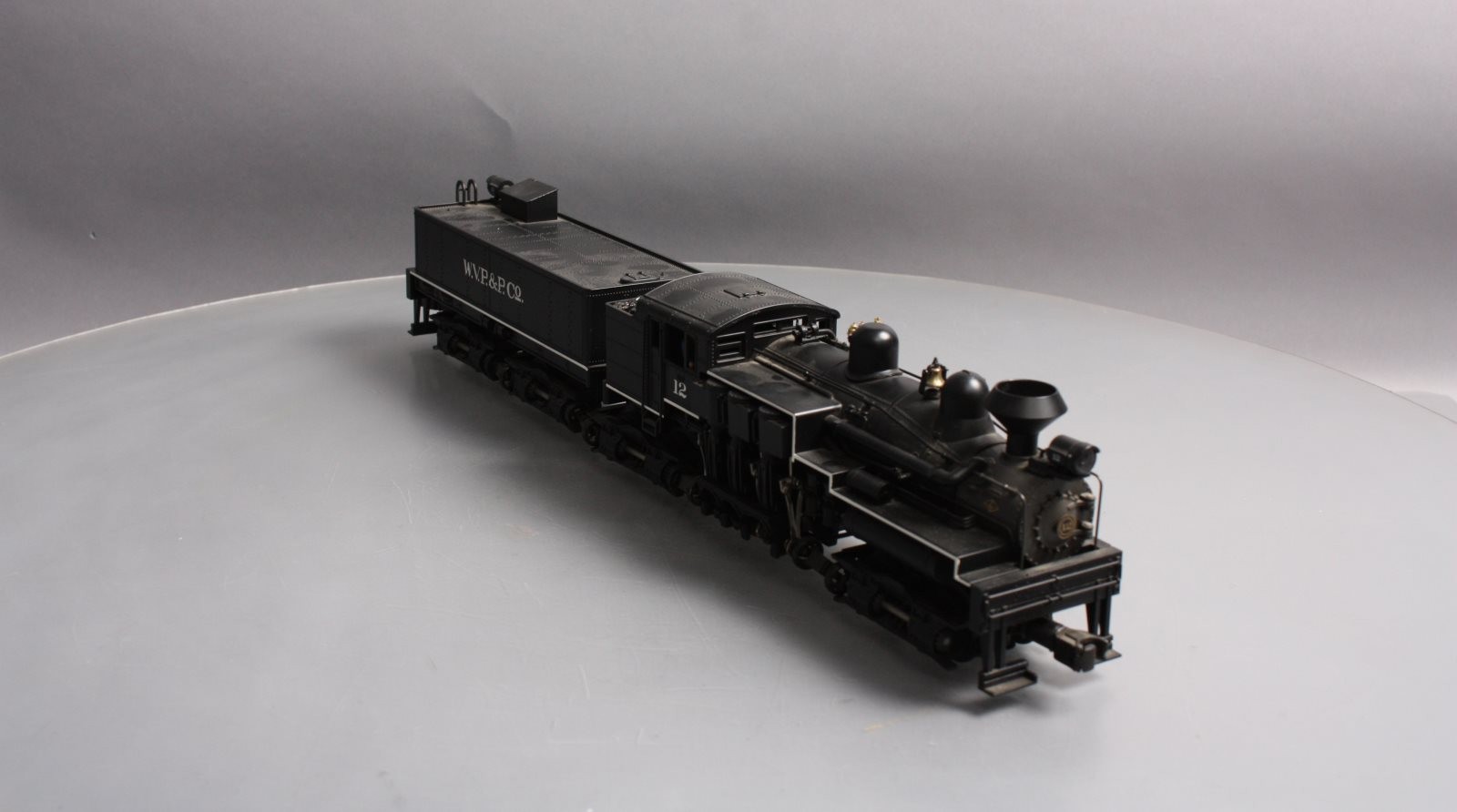MTH 20-3023-1 O Gauge W.V.P&P Shay Steam Locomotive & Tender w/PS1 #12 LN/Box