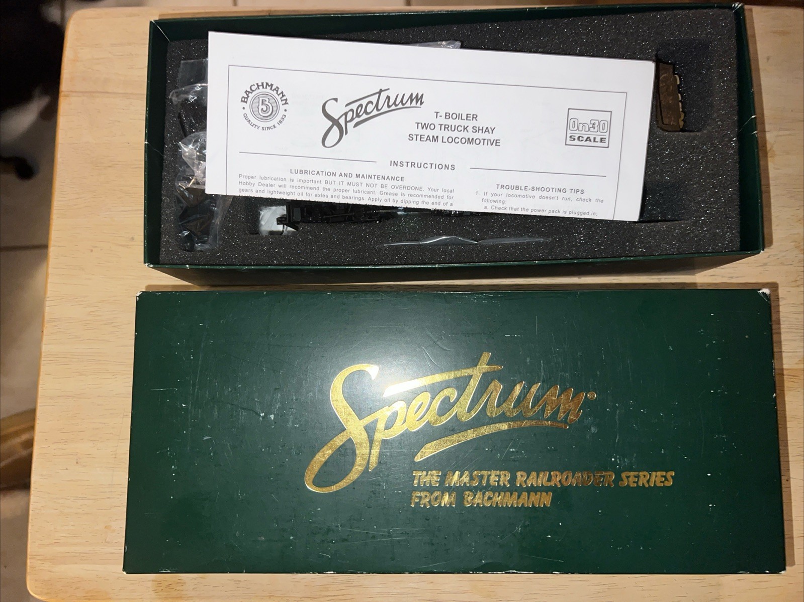 Bachmann Spectrum ON30 two-truck Shay loco No 25663 Little River Logging Co