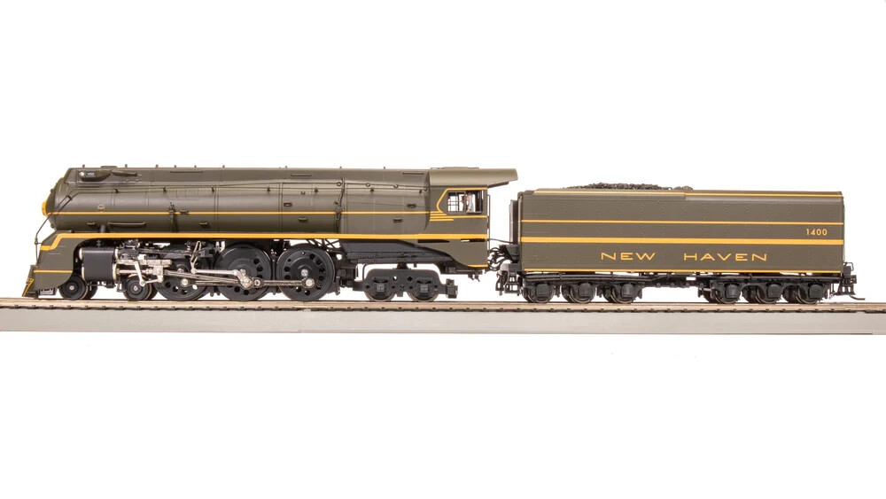 Broadway Limited HO 8087 Brass New Haven I-5 Locomotive Green Fantasy Scheme