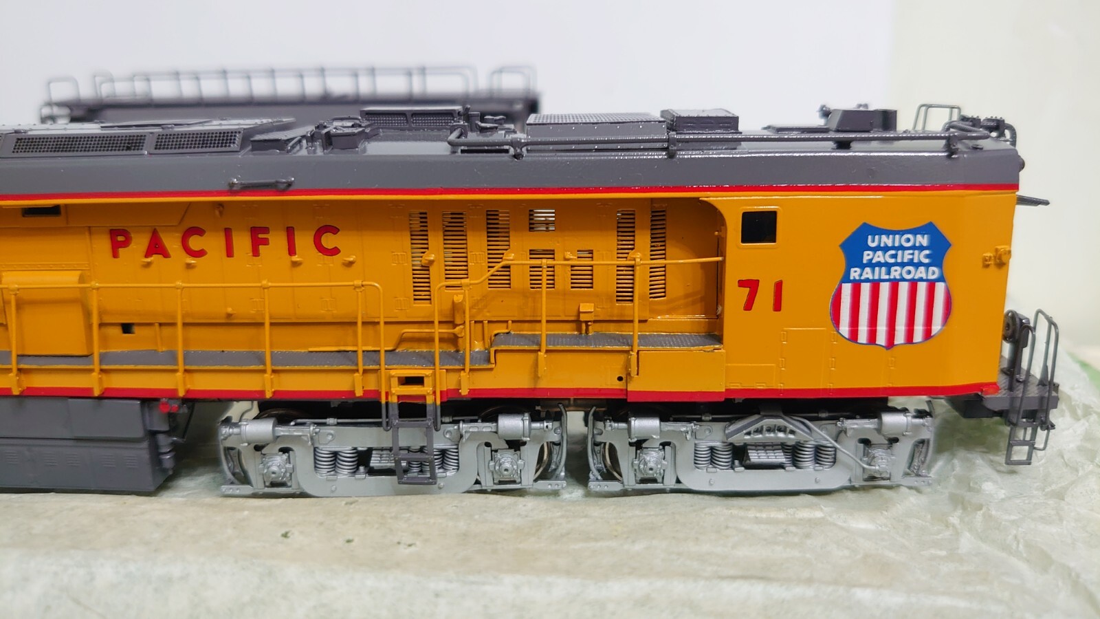 Overland (OMI) Brass Union Pacific Veranda Turbine – HO scale