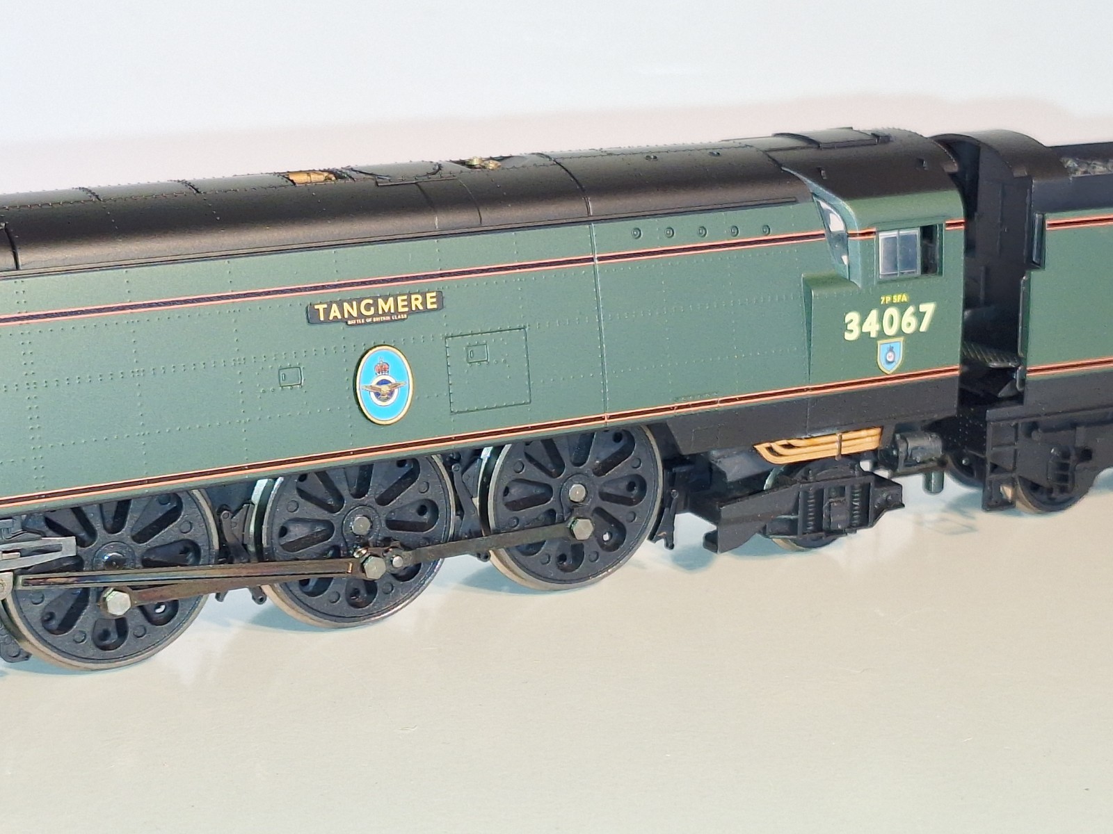 Hornby R2221 BR Tangmere 34067. New Old Stock. Mint Cond. Boxed. 2 Rail DC. OO