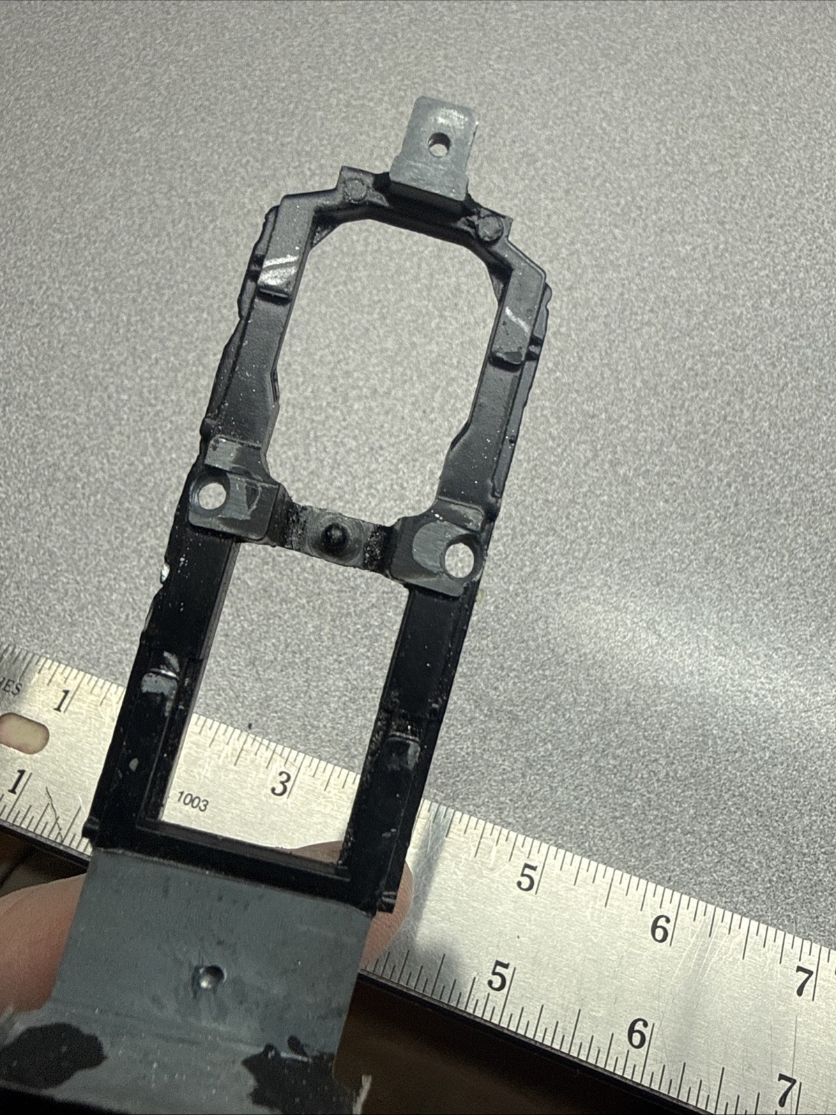 Ho Athearn Chassis Frame Unspecified Altered For Can Motor With Air Tanks Look