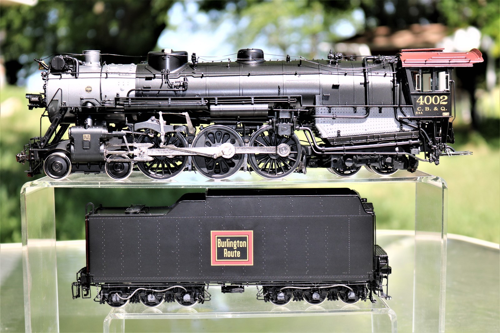 RARE MINT PRECISION SCALE PSC O 2R BRASS CB&Q BURLINGTON 4-6-4 S4A HUDSON 4002