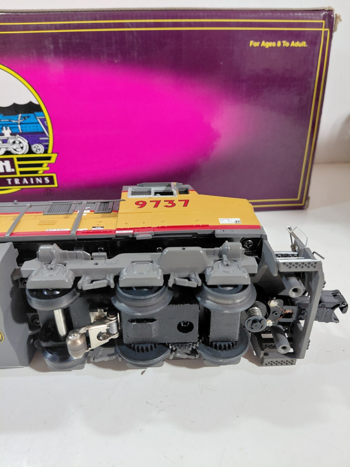 MTH 20-2270-1 O Gauge Model Railroad Union Pacific Dash-9 PS2 Diesel Engine wBox