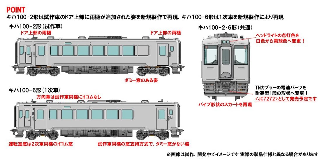TOMIX N Gauge Special Edition JR Kiha 100 Series Kiha 100 Color Set Railway Mode