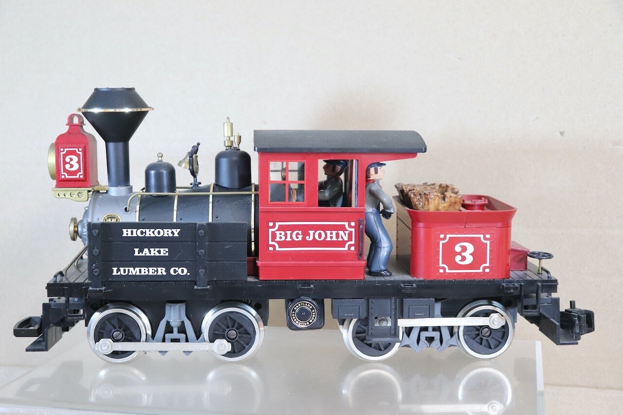 HARTLAND LOCOMOTIVE WORKS RADIO CONTROL HICKORY LAKE LUMBER 0-4-4-0 BIG JOHN of