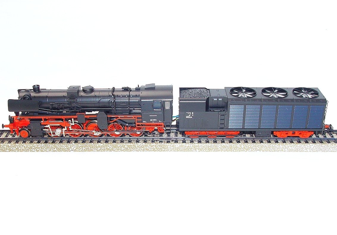 Marklin AC HO German DB BR-52 K “CONDENSING” 2-Motor Heavy Steam Locomotive MIB!