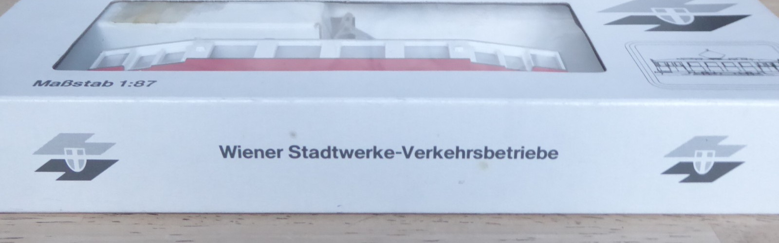 Halling H0 Vienna Tram Type M Railcar Dummy No Motor, Tramway