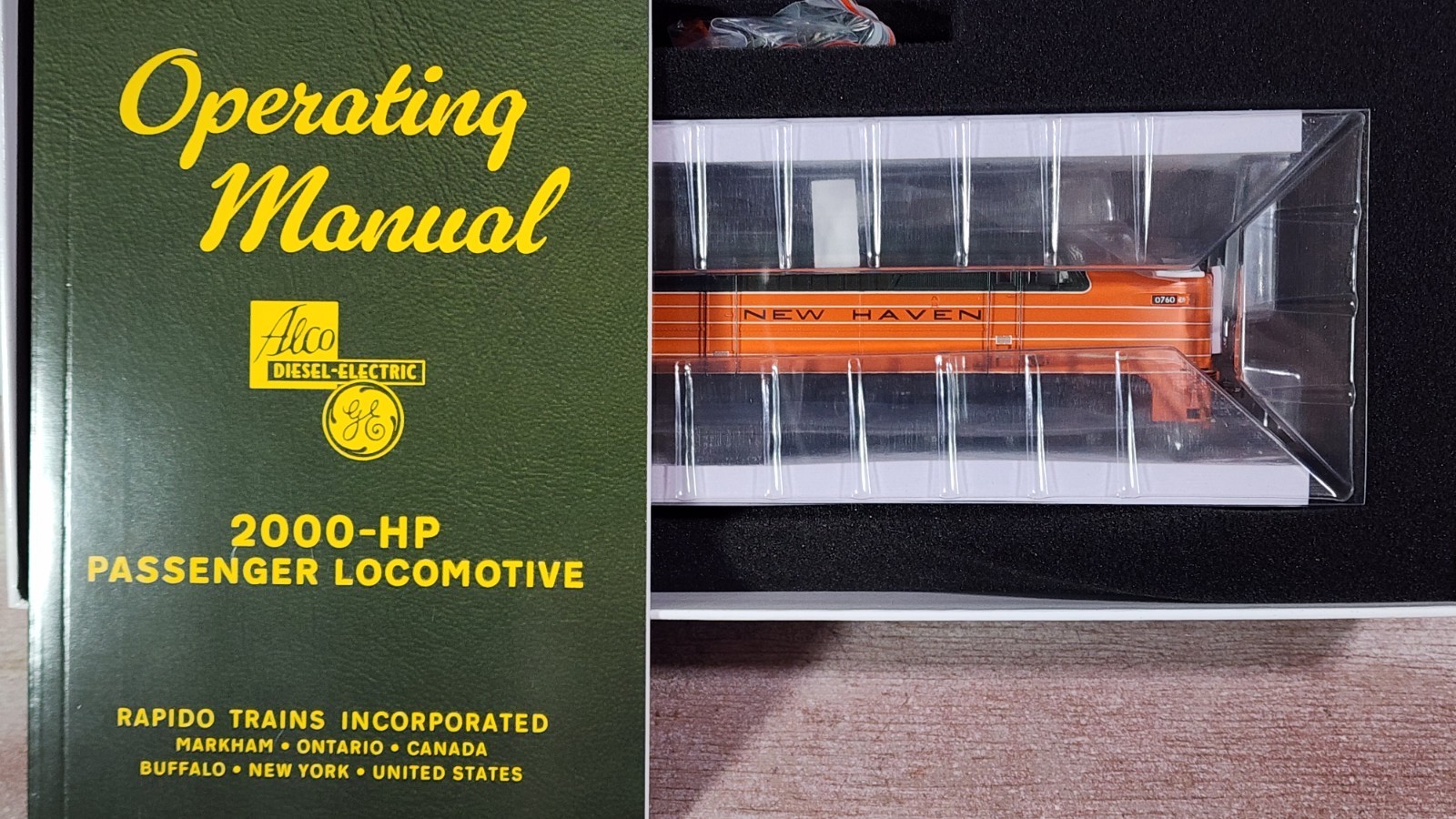 RAPIDO 23558 HO ALCO PA-1 New Haven RR 0760 Orange Green w/ DCC Lok Sound