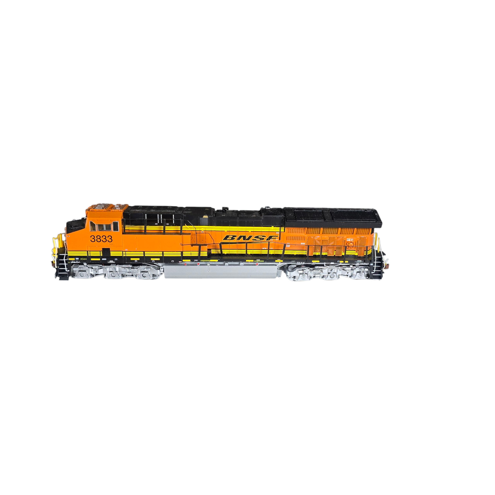 BNSF 3833 ET44C4 Diesel Locomotive Model Train Engine BNSF Orange Black