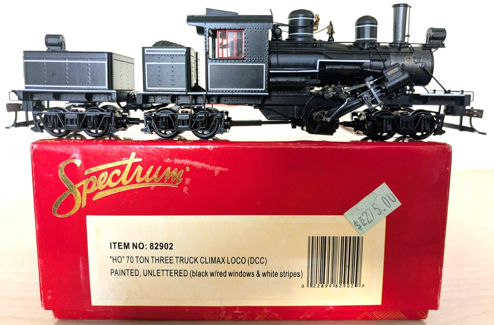 L@@K! **DCC-EQUIPPED 70-TON ***3-TRUCK CLIMAX SPECTRUM HO *LIGHTS *SUPER C@@L!